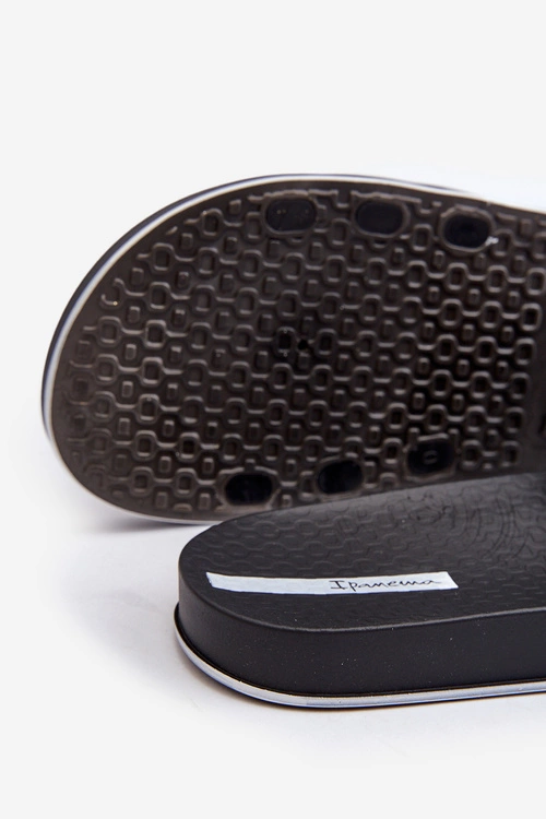 Męskie Gumowe Klapki 82832 Ipanema Slide Unisex Czarne