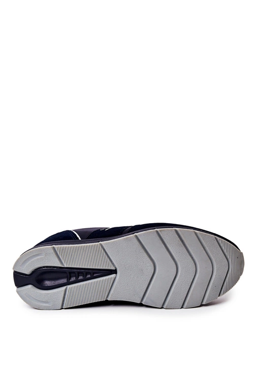 Męskie Buty Sportowe Cross Jeans JJ1R4015C Granatowe