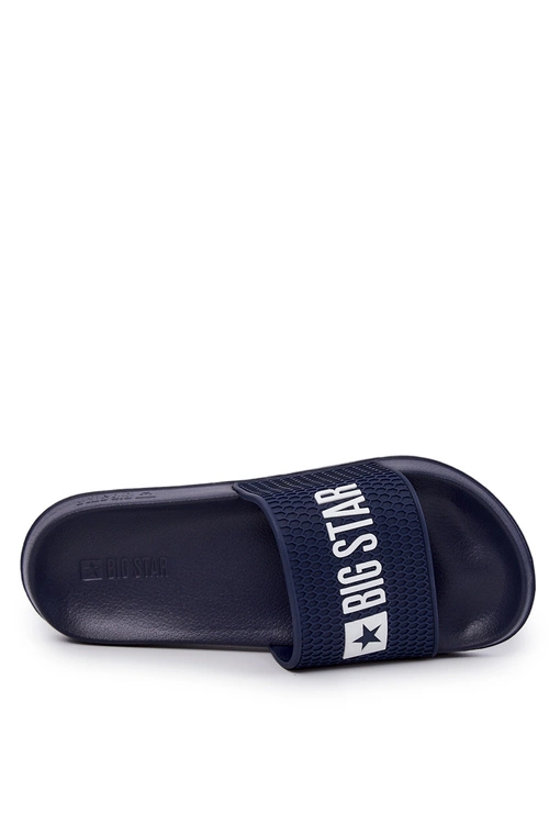 Męskie Klapki Big Star JJ174507 Granatowe