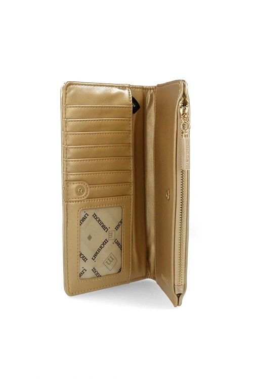 Portfel Damski MONNARI PUR0010-023 Pikowany Złoty