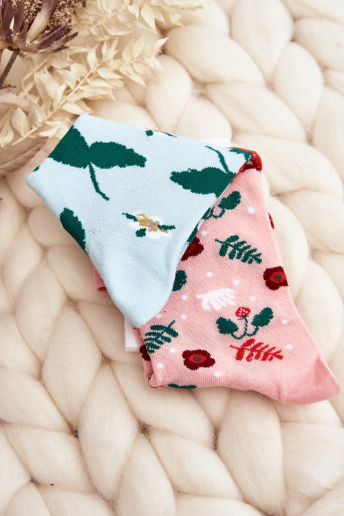 Męskie Skarpetki Nie Do Pary Truskawki Różowe