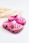 Klapki Dziecięce Piankowe Kroksy Różowe Charie