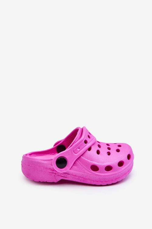Klapki Dziecięce Piankowe Ciemnoróżowe Lucas