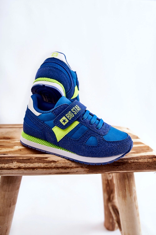 Dziecięce Buty Sportowe Big Star KK374007 Niebieskie