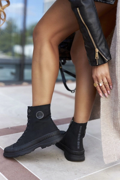 Damskie Trapery Big Star II274351 Czarne