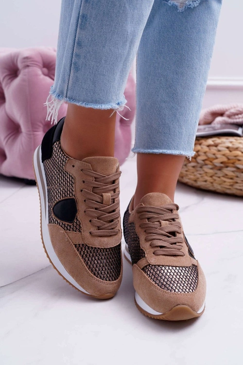 Damskie Sportowe Buty Beżowe Mundo