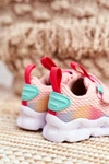 Sportowe Buty Dziecięce Świecące Różowe ABCKIDS B011105220
