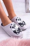 Dreex Damskie Domowe Ciepłe Papcie Klapki Panda