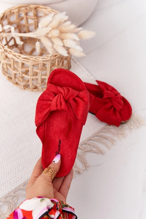 Dziecięce Klapki Na Korku Czerwone Little Wendy