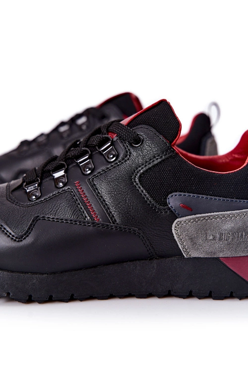 Buty Sportowe Męskie Memory Foam Big Star II174090 Czarne