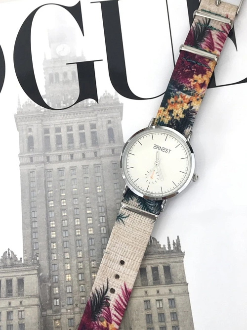 Damski Zegarek Ernest Flores Kolorowy