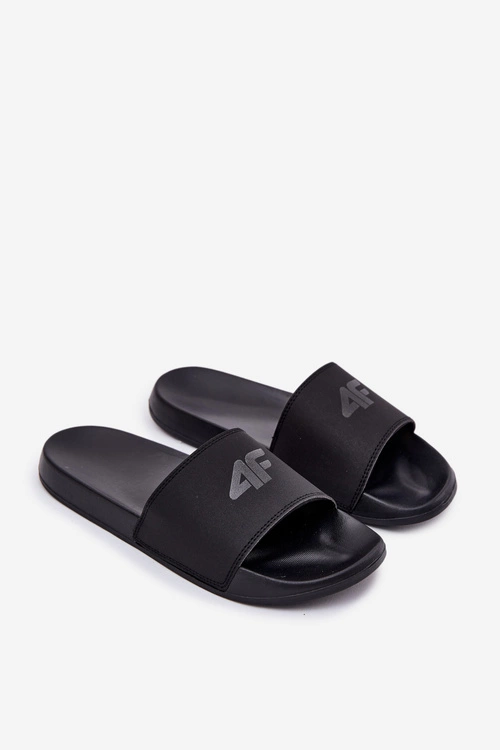 Klapki Męskie 4F 4FRMM00FSLIM011-21S Czarne