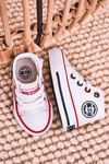 Dziecięce Wysokie Trampki Z Suwakiem BIG STAR HH374187 Białe