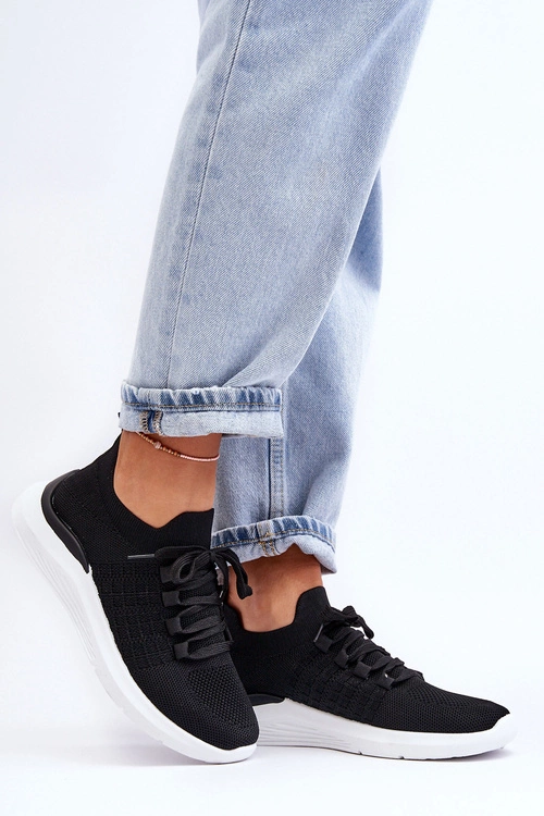 Klasyczne Damskie Buty Sportowe Czarne Nikilla