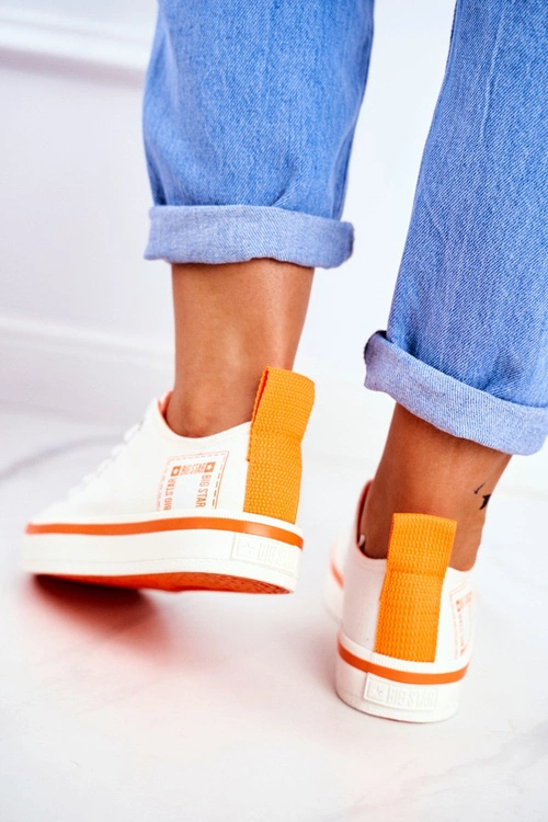 Damskie Trampki Big Star Białe FF274A065