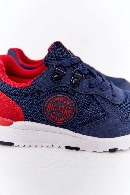 Dziecięce Sportowe Buty Memory Foam Big Star HH374175 Granatowe