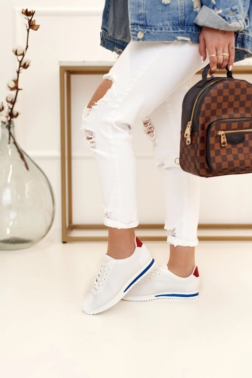 Damskie Sportowe Buty Sneakersy Białe Nova