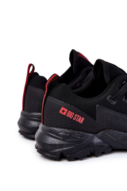 Męskie Buty Sportowe Memory Foam Big Star KK174109 Czarne