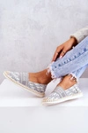 Klasyczne Espadryle Szare Warm Time
