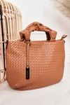 Damska Pleciona Torebka Shopper NOBO NBAG-K1320 Brązowa