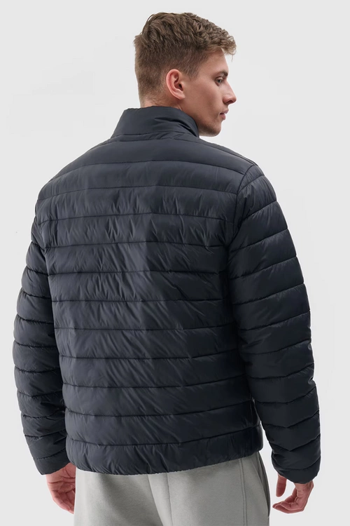 Kurtka Puchowa Męska Z Syntetycznym Wypełnieniem 4F 4FWAW24TDJAM483-20S Czarna