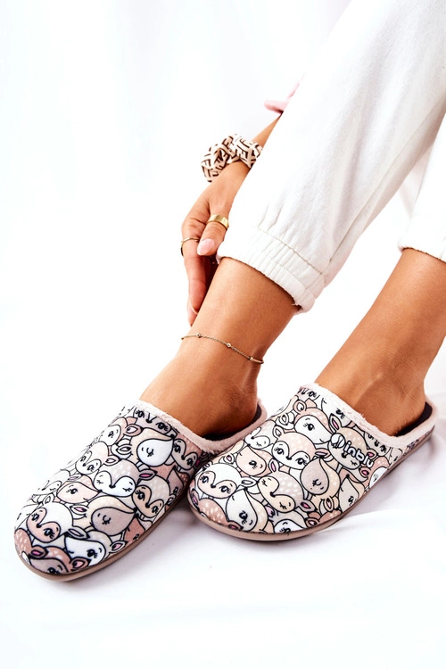 Papcie Klapki Befado Sarenki 155D203 Beżowe