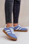 Sneakersy Damskie Niskie Niebieskie Ennorwen