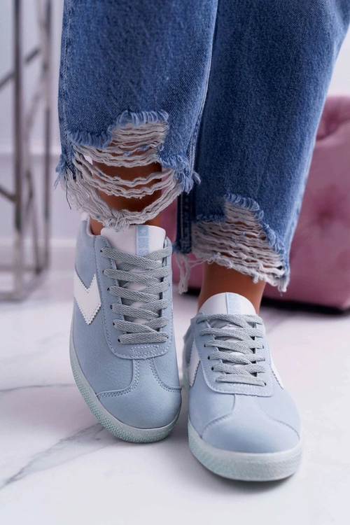 Obuwie Sportowe Damskie Big Star Błękitne DD274301