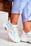 Sportowe Damskie Buty Lu Boo Białe Dazzle Me