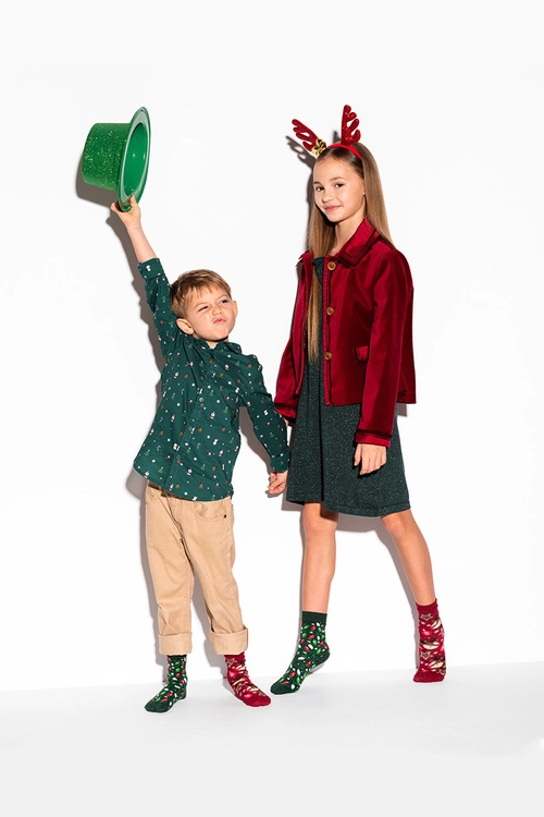 Zestaw Skarpetek Zooksy mixTURY Na Choinkę Dla Dzieci