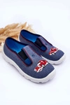 Buty Papcie Befado Wsuwane 975X180 Niebieskie