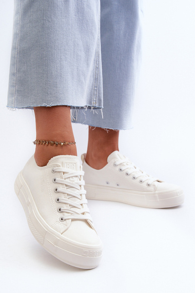 Damskie Trampki Big Star NN274853 Białe