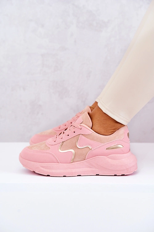 Damskie Sportowe Buty Sneakersy Różowe Bethell