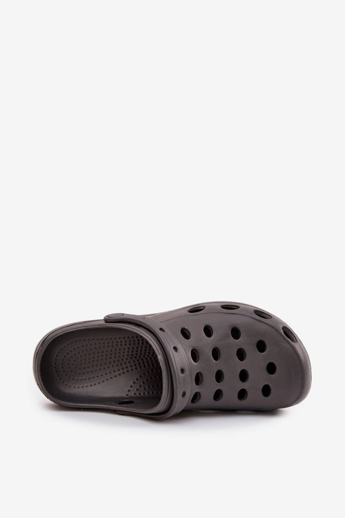 Męskie Klapki Sandały Ogrodowe Basen Szare