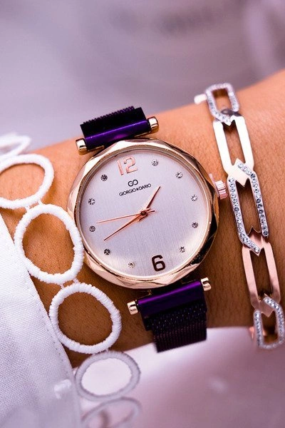 Damski Zegarek Giorgio & Dario Fioletowy Sinara