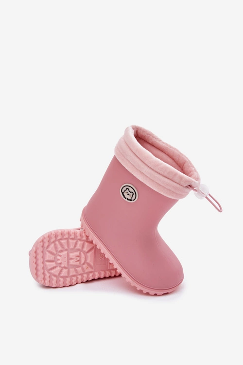 Kalosze Dziecięce Z Ocieplaczem Różowe Odirisse