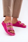 Damskie Klapki Gładkie Pachnące ZAXY NN285093 Fuksja