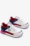 Skórzane Sneakersy Memory Foam System Big Star LL274369 Biało-Czerwone