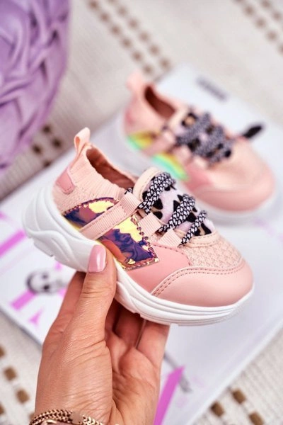 Dziecięce Sportowe Buty Różowe Velma