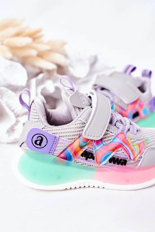 Dziecięce Sportowe Buty Sneakersy Szare Jump Jump