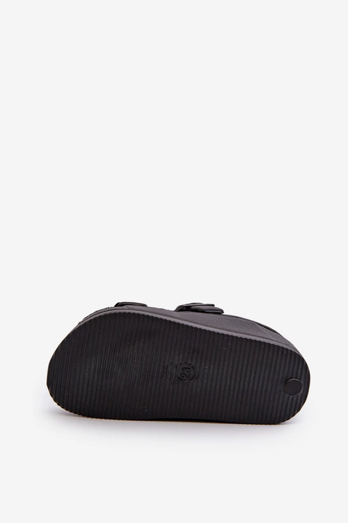 Klapki Dziecięce Lekkie Z Klamrami BIG STAR NN374536 Czarne