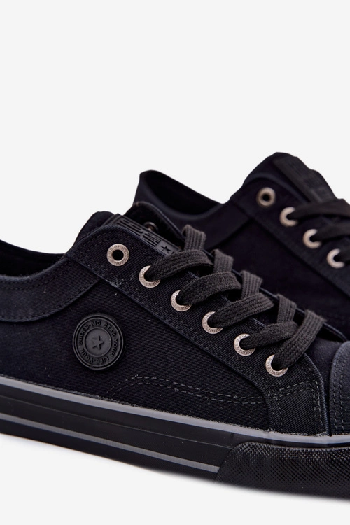 Trampki Męskie Materiałowe Big Star RR174338 Czarne