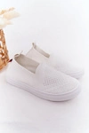 Dziecięce Wsuwane Tenisówki Slip-On Big Star HH374105 Białe