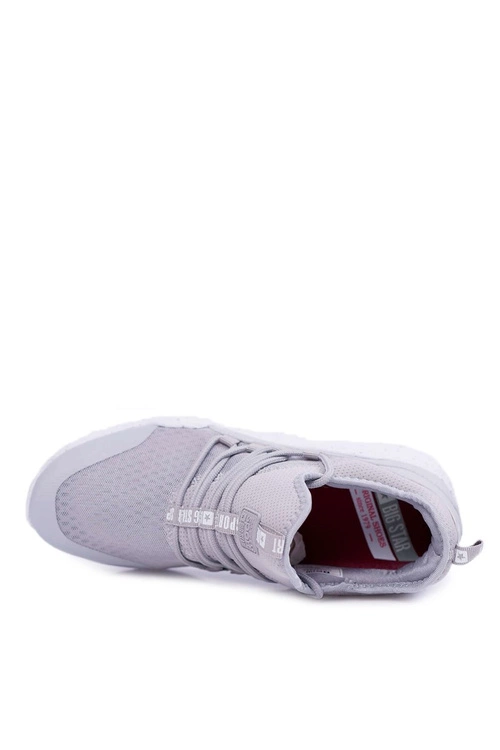 Sportowe Męskie Buty Big Star Piankowe Szare DD174386