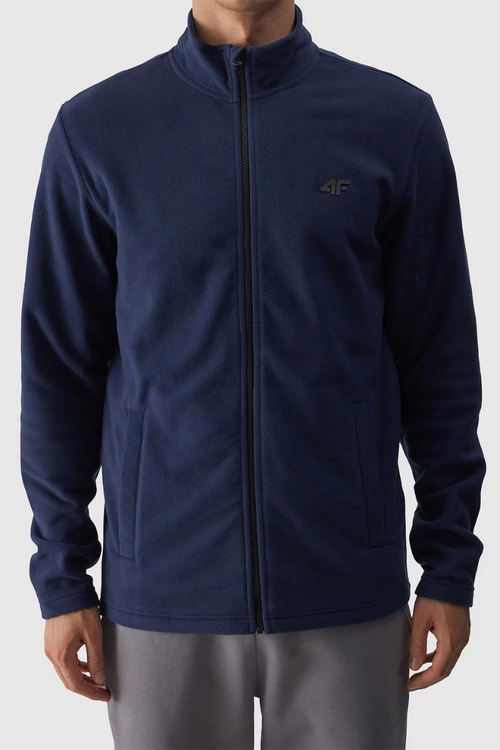 Polar Męski Regular Ze Stójką 4F 4FWMM00TFLEM289-31S Granatowy