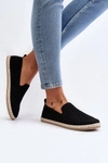 Wsuwane Damskie Espadryle Czarne Harmonie