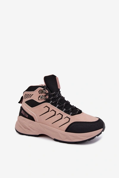Buty Trekkingowe Damskie Big Star UU274806 Różowe