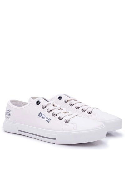 Trampki Męskie Big Star Białe FF174054