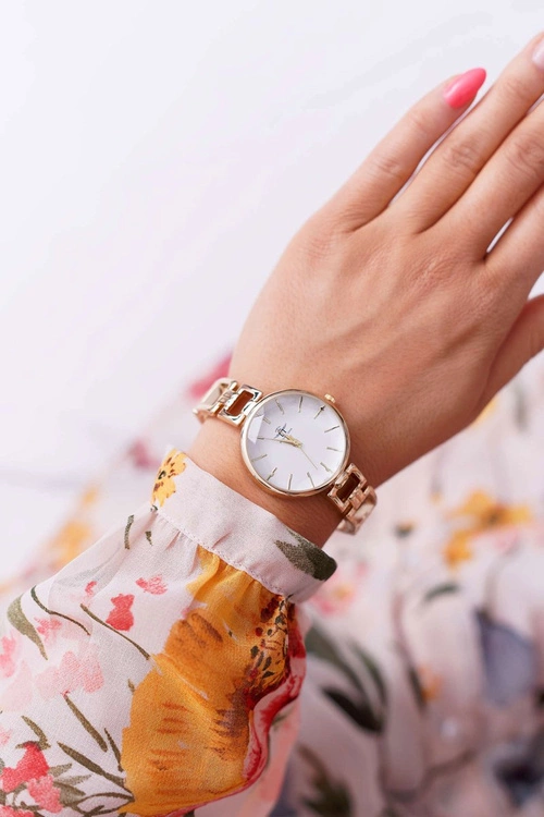 Damski Zegarek Michael John Złoty Drusi