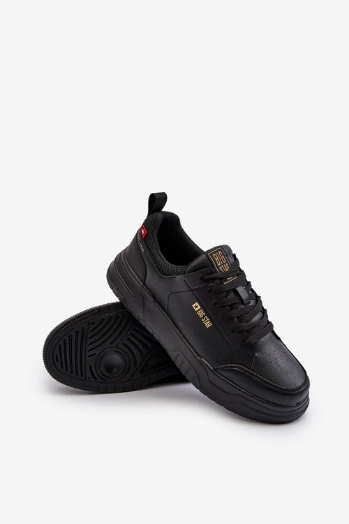Sneakersy Męskie Memory Foam System Big Star NN174148 Czarne